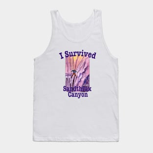 I Survived Sandthrax Canyon, Utah Tank Top